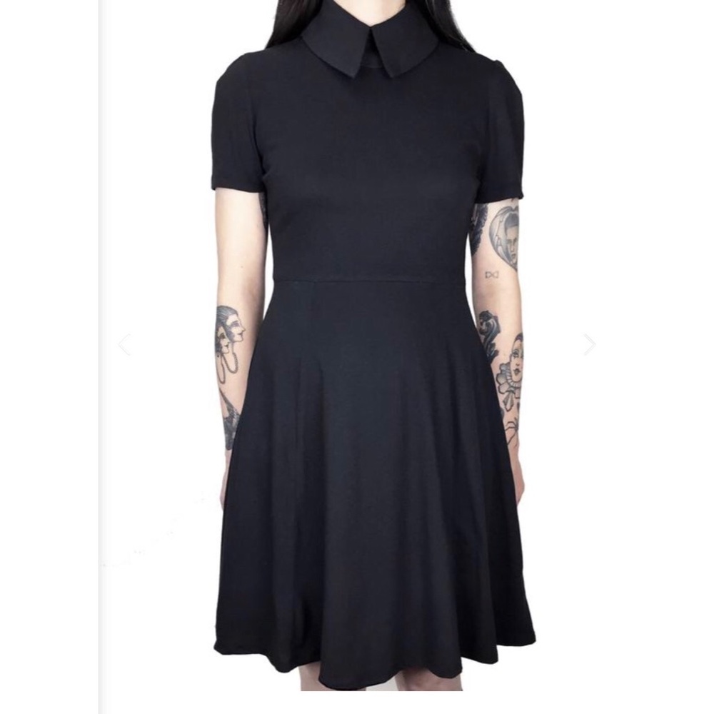 Deandri all black “Minnie Jersey Dress”